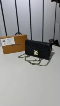 Louis Vuitton LV Pochette Louis Super Master with Package Black – Image 1