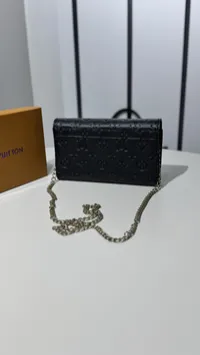Louis Vuitton LV Pochette Louis Super Master with Package Black – Image 7