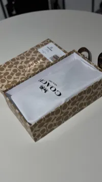Coach Tabby Camel & Beige Super Master with Package  – Image 9