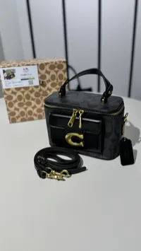 Coach Vanity Super Master with Package Black – Image 11