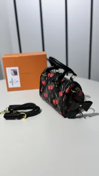 Louis Vuitton Nano Speedy Mini Super Master with Package Black  – Image 3