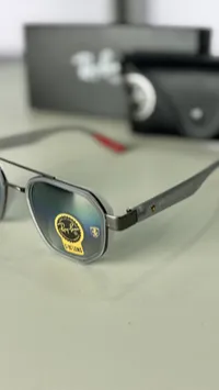 Rayban Super Master Gray Sunglasses – Image 1