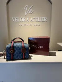 Gucci Mini GG handbag Super Master with Package (Denim) – Image 5