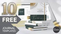 10 Journal Templates – 10 Predesigns Templates 