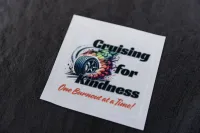 Cruising for Kindness Sticker – Image 1