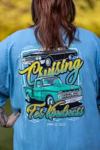 Cruising for Kindness Truck & Car T-Shirt – XLarge, Blue