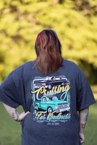 Cruising for Kindness Truck & Car T-Shirt – Medium, Gray