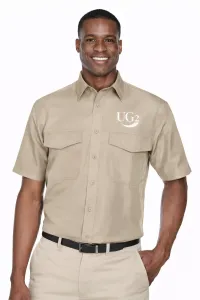 M580 HARRITON MEN'S KEY WEST SHORT-SLEEVE PERFORMANCE STAFF SHIRT – Image 2