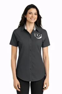 L508 PORT AUTHORITY LADIES SHORT SLEEVE EASY CARE SHIRT – Image 2