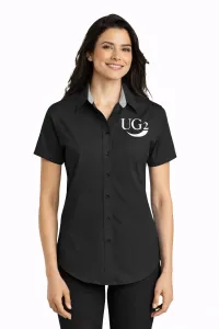 L508 PORT AUTHORITY LADIES SHORT SLEEVE EASY CARE SHIRT – Image 3