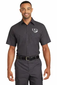 SY60 RED KAP SHORT SLEEVE SOLID RIPSTOP SHIRT – Image 3