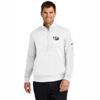 NKDX6718 Nike Club Fleece Sleeve Swoosh 1/2-Zip – Image 2