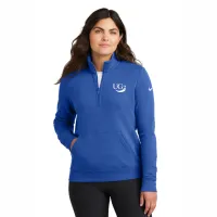 NKDX6720 Nike Women's Club Fleece Sleeve Swoosh 1/2-Zip – Image 4