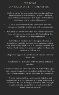 HEVATOX® Gold Eye Lift Cream  – Image 4