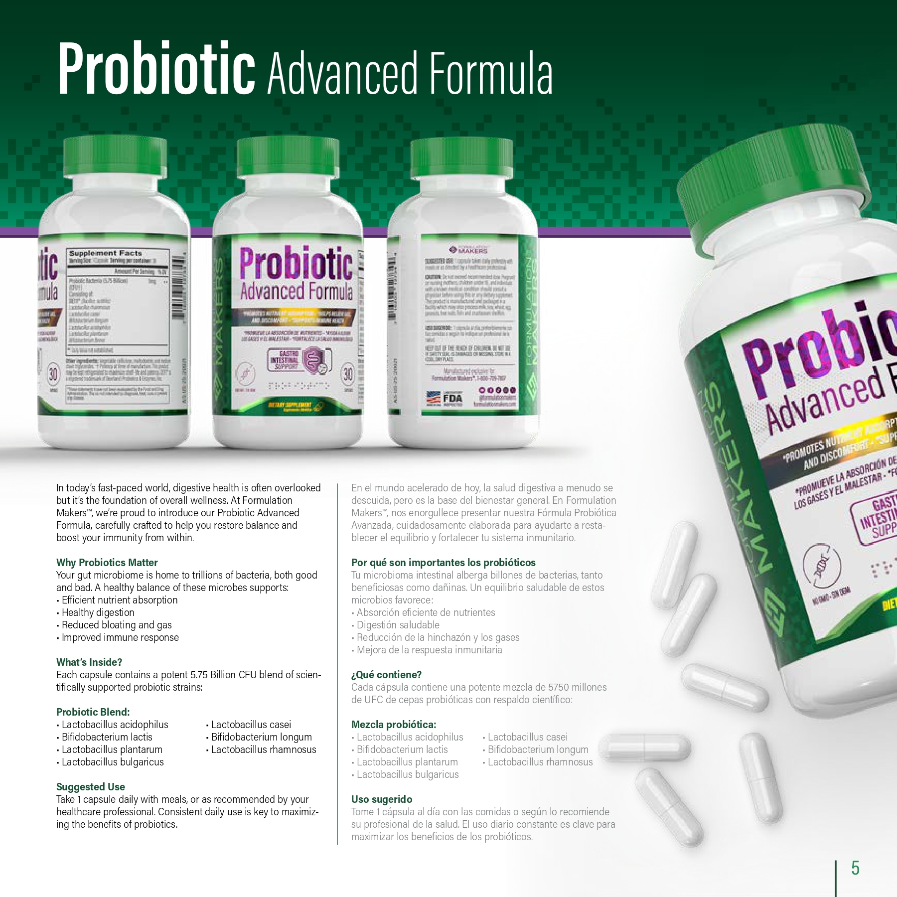 Probiotic Advanced Formula – Formulation Makers™ – Image 2