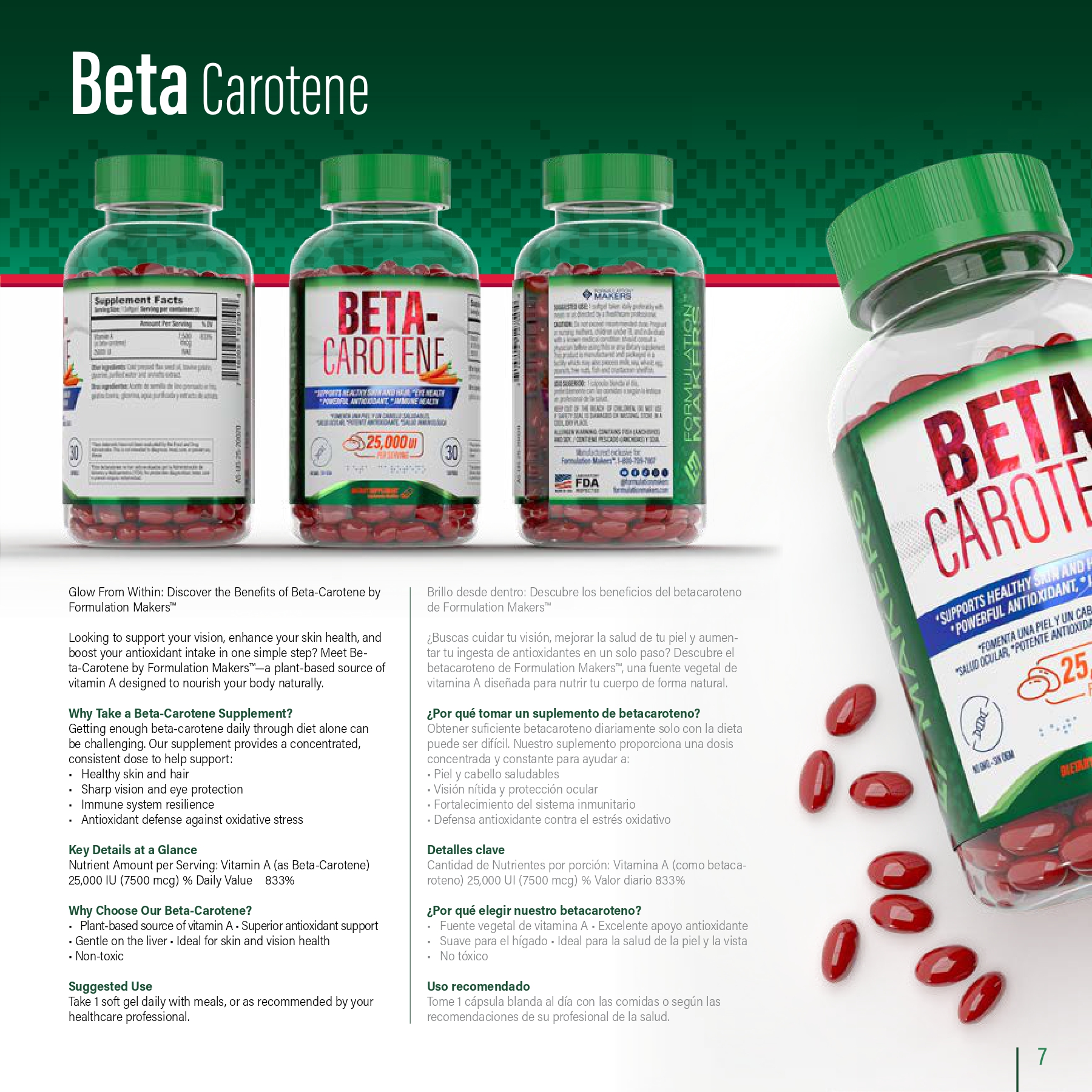 Beta-Carotene – Antioxidante Natural para Visión y Salud de la Piel – Image 2