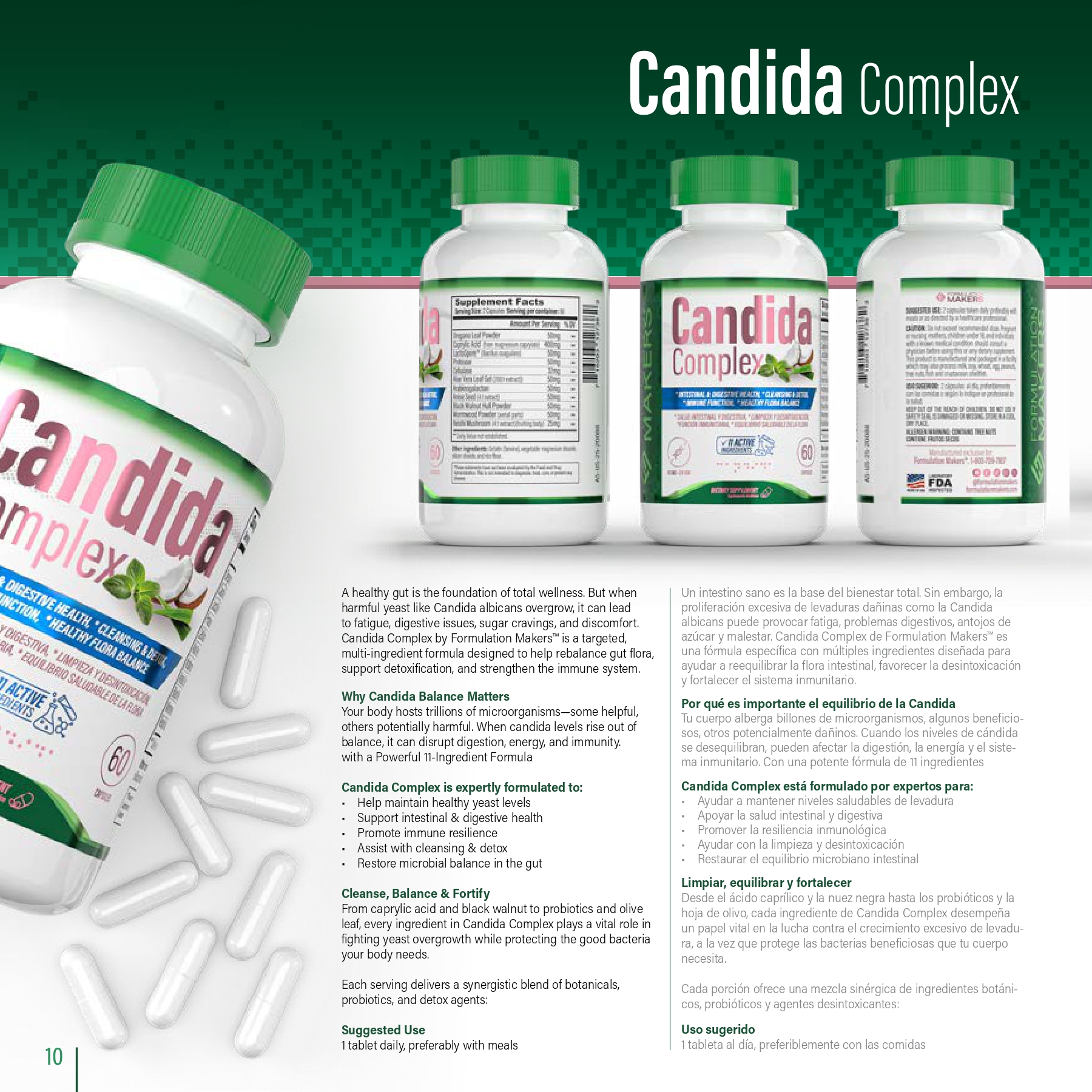 Candida Complex – Flora Intestinal Equilibrada y Detox Natural – Image 2