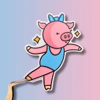 Ms. Hamletta is a Graceful Dancer Sticker – Image 1