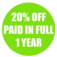 1 Year Paid In Full – 1 Class Per Week – Image 1