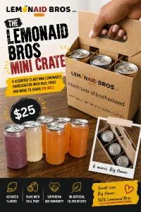Lemonaid Bros Mini Crate – Image 1