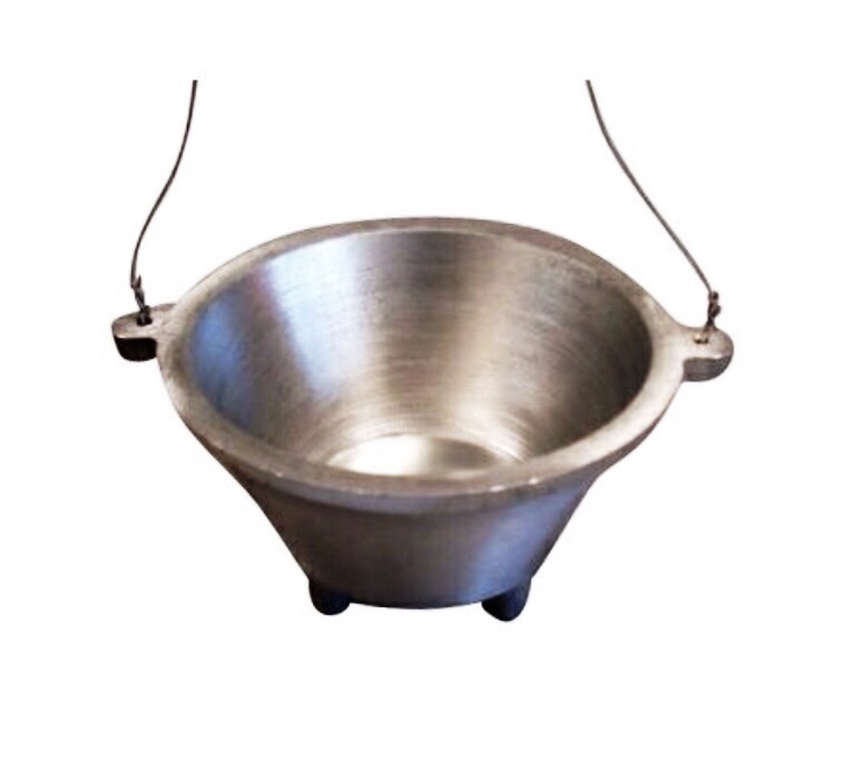 Aluminum Charcoal & Incense Burner – Image 1