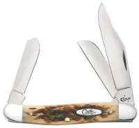 PEACH SEED JIG AMBER BONE STOCKMAN #00128 – Image 1