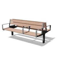 Gent comfortbank – lage rug met armleuningen – Image 1