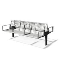 Gent ergonomische bank – lattenrug met armleuningen – Image 1