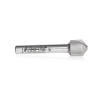 45795 Carbide Tipped Double Edge Folding V-Groove 108 Deg x 0.090 Inch Tip Width x 5/32 x 1/2 Dia. x 1/4 Inch Shank – Image 2