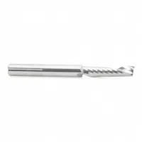 Amana Tool 51405 CNC SC Spiral O Single Flute, Plastic Cutting 1/4 D x 1 CH x 1/4 SHK x 2-1/2" Long Up-Cut Router Bit – Image 4