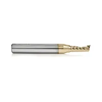 Amana Tool 51409 CNC SC Spiral O Single Flute Plastic Cutting 1/4 D x 1-1/16 CH x 1/4 SHK x 3 Inch Long Up-Cut Router Bit with  – Image 4