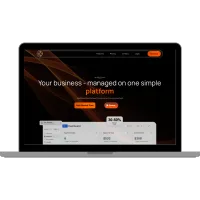 SaaS Dark Mode V2 (Orange) – Image 1