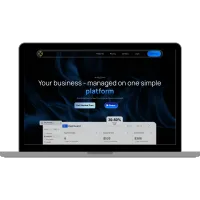 SaaS Dark Mode V2 (Blue) – Image 1