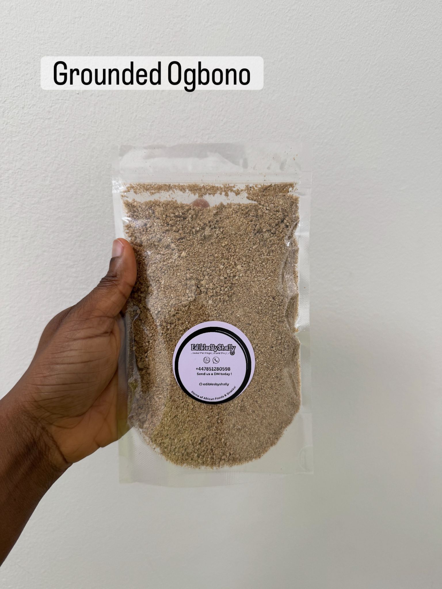 Grounded Ogbono  – 100g