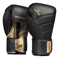 Hayabusa T3 Boxing Gloves – Black/Gold, 16oz