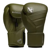 T3 Kanpeki Boxing Gloves – Olive Green, 14 oz
