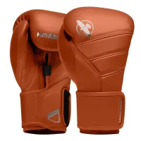 T3 Kanpeki Boxing Gloves – Clay Orange, 12 oz