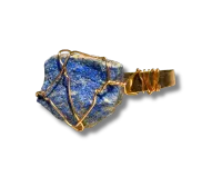 Lapis- Lazuli Tört Ásvány Gyűrű – Image 1