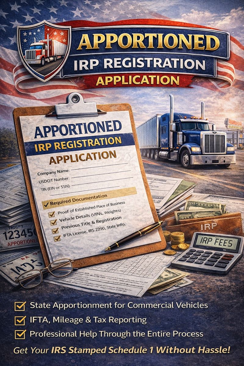 IRP Renewal Registration (Per Vehicle) – Image 1