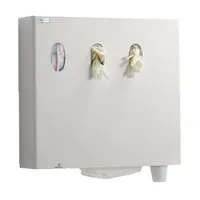 [A00061119] - PDMP Gruppo igiene con dispenser di salviette, guanti, bicchieri e mascherine e distributore di sapone automatico Zilfor – Image 1
