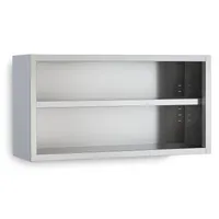 [A00061183] - Pensile a giorno in acciaio inox [W100,0xH65,0xD40,0 cm] Frecciainox – Image 1