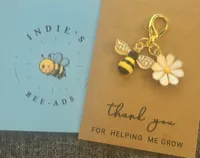 Bee Charm Keyring  – Image 1