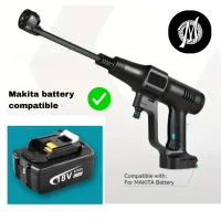 Portable Brushless Cordless Pressure Washer – 6-in-1, Makita Compatible, Car & Aircon Cleaning – Image 1