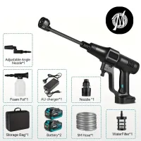 Portable Brushless Cordless Pressure Washer – 6-in-1, Makita Compatible, Car & Aircon Cleaning – Image 7