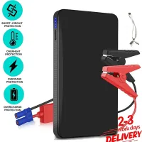 12V Car Jump Starter Power Bank (10000mAh / 300A Peak) – Portable Emergency Kit – Image 1