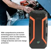 12V Portable Car Jump Starter + Power Bank (LED Light) – 200A Starting / 200A Peak – Image 3