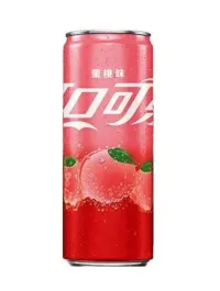 Coca Cola Peach Can (China) – Image 1