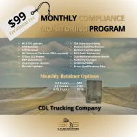 CDL Monthly Compliance Monitoring Program Enrollment – Image 1