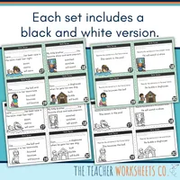 Verb Tense Task Cards – Image 4