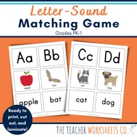 Letter-Sound Matching Game – Image 1